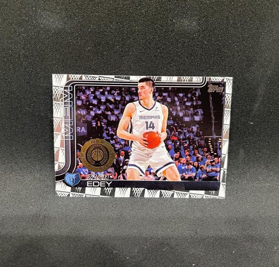 Zach Edey #186 Memphis Grizzlies; Tip-off Parallel - All-rookie