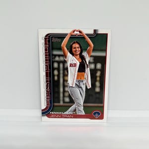 Jenn Tran #FP24 Boston Red Sox; First Pitch Insert; Topps Baseball 2025
