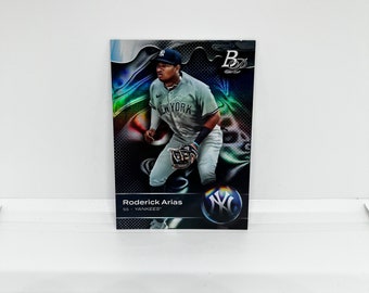 Roderick Arias #TOP43 New York Yankees; Prospect Insert; Topps Bowman Platinum 2023