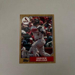 Yadier Molina #T87-63; Cardinali di St. Louis; 1987 35° anniversario; Topps Baseball 2022
