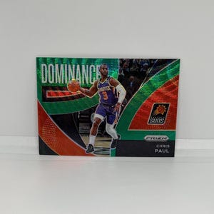 Chris Paul #8 Phoenix Suns; Dominance-inzetstuk: groene Prizm; Panini Prizm-basketbal 2021