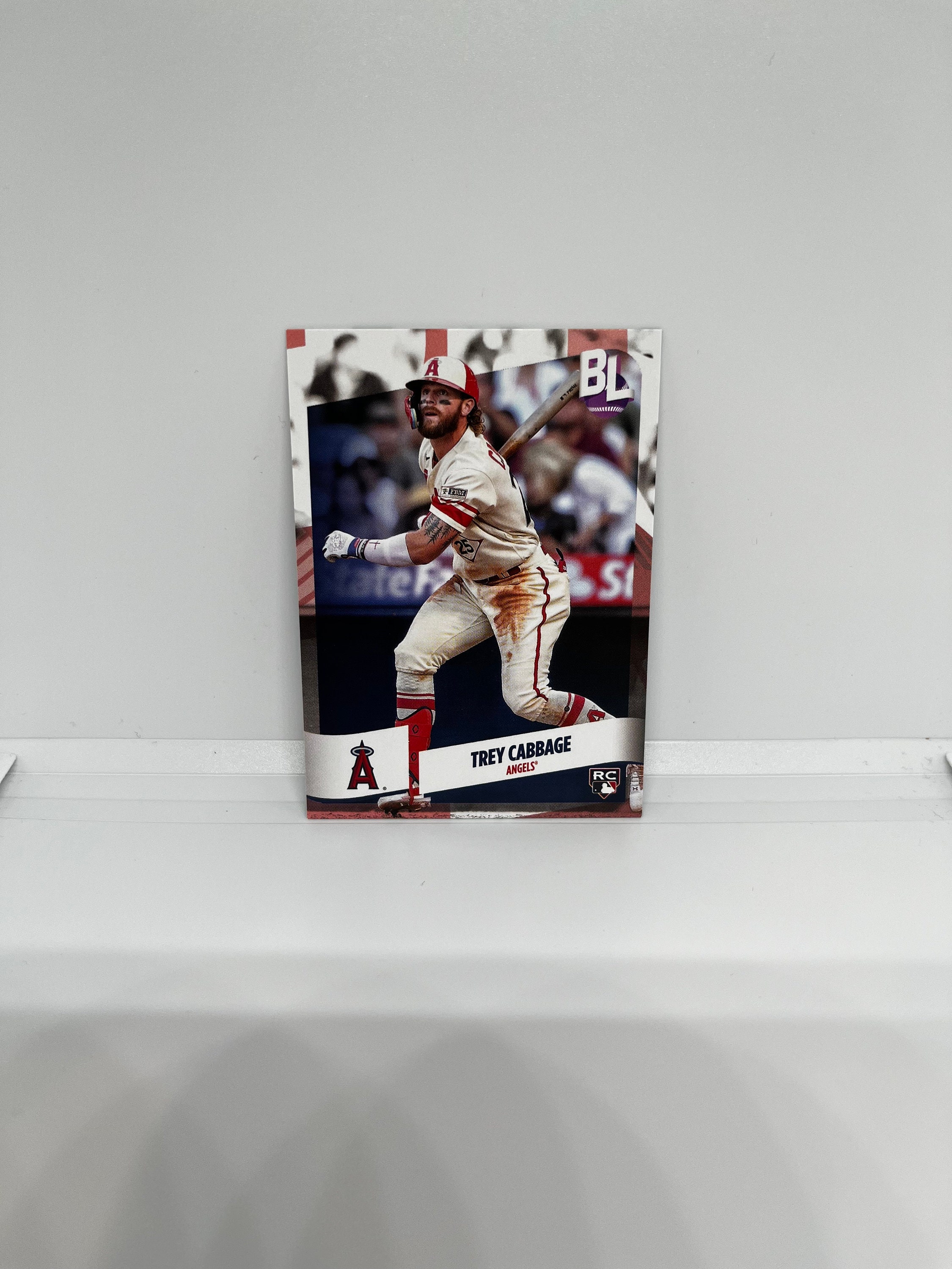 Trey Cabbage #6 Los Angeles Angels; Rookie; Topps Big League 
