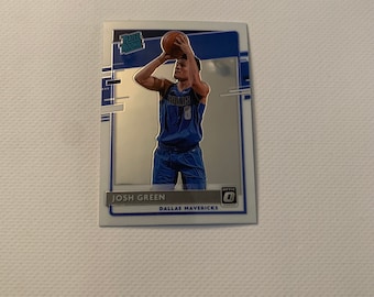 Josh Green #168 Dallas Mavericks; Rated Rookie; Panini Donruss Optic Basketball 2021