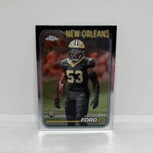 Jaylan Ford #269 New Orleans Saints; Rookie; Topps Chrome Football 2025