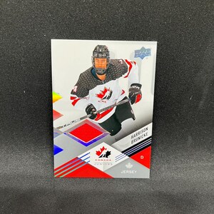 Harrison Brunicke #41 Pittsburgh Penguins; Patch; Upper Deck Team Canada Juniors Hockey 2024
