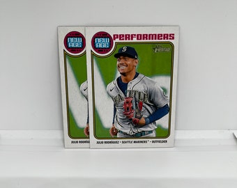 Julio Rodriguez #NA-5 Seattle Mariners; New Age Performers; Topps Heritage Baseball 2023
