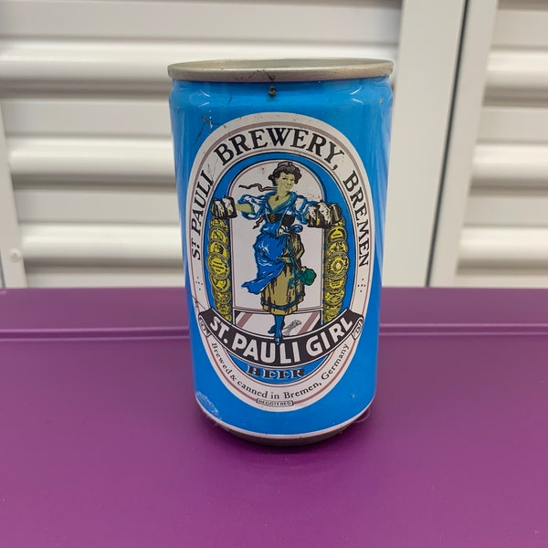 St. Pauli Girl Vintage Beer Can Pull Tab - EMPTY!