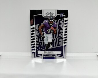 Zay Flowers #111 Baltimore Ravens; Rookie; Panini Absolute Football 2023