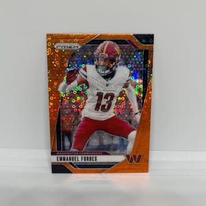 Emmanuel Forbes #291 Washington Kommandanten; Orange Disco Prizm; Panini Prizm Fussball 2024