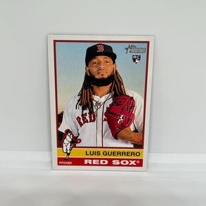 Luis Guerrero #306 Boston Red Sox; Rookie; Topps Heritage Baseball 2025