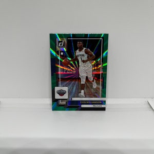 Zion Williamson # 164 New Orleans Pelikane; Grüne Laser Parallel; Panini Donruss Basketball 2022