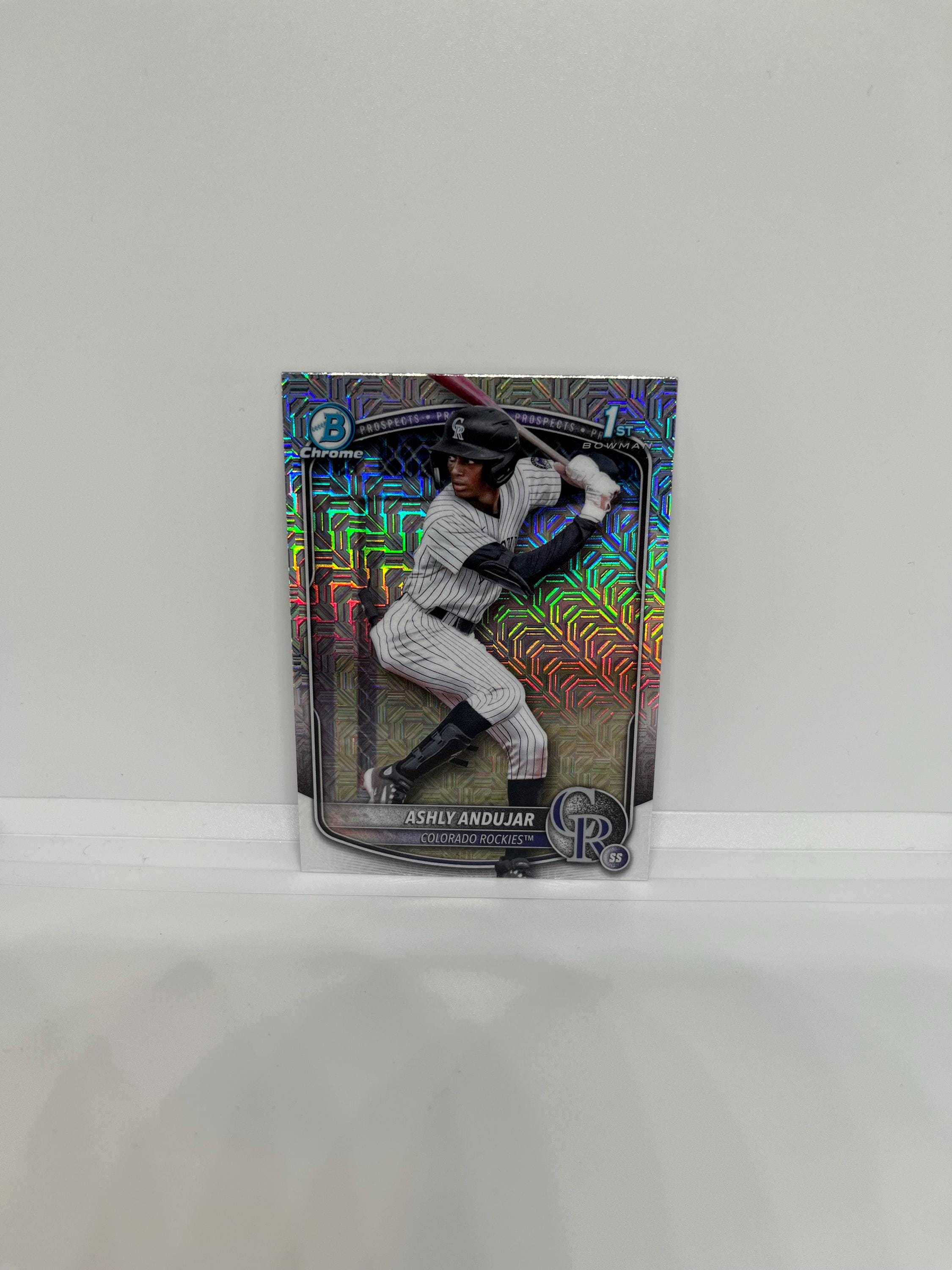 Ashly Andujar #BCP20 Colorado Rockies; 1st Bowman - Mojo Refractor 