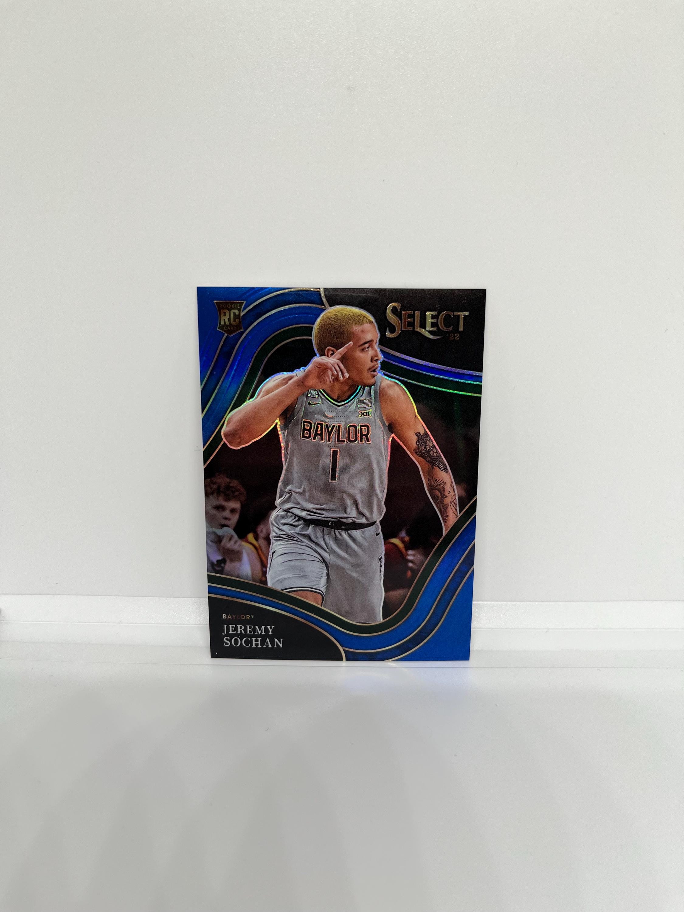 Jeremy Sochan #20 San Antonio Spurs; Rookie Blue Prizm - Numbered