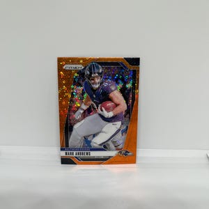 Mark Andrews # 22 Baltimore Raben; Orange Disco Prizm; Panini Prizm Fussball 2024