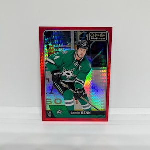 Jamie Benn #75 Dallas Stars; Red Prism - Numbered 184/199; Upper Deck O-Pee-Chee Platinum Hockey 2016