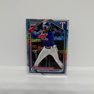 Sebastian Walcott #BCP211 Texas Rangers; Prospect - Mojo Refractor; Topps Bowman 2024