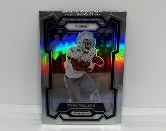 Tony Pollard #21 Tennessee Titans; Silver Prizm; Panini Prizm Draft Picks Football 2024