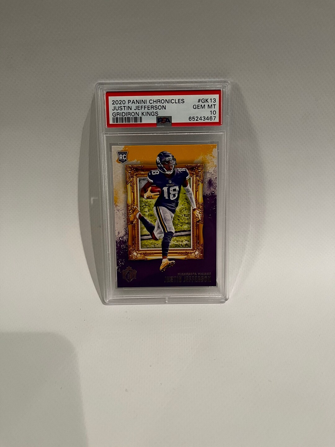 Justin Jefferson GK13 PSA 10 Minnesota Vikings Rookie Etsy