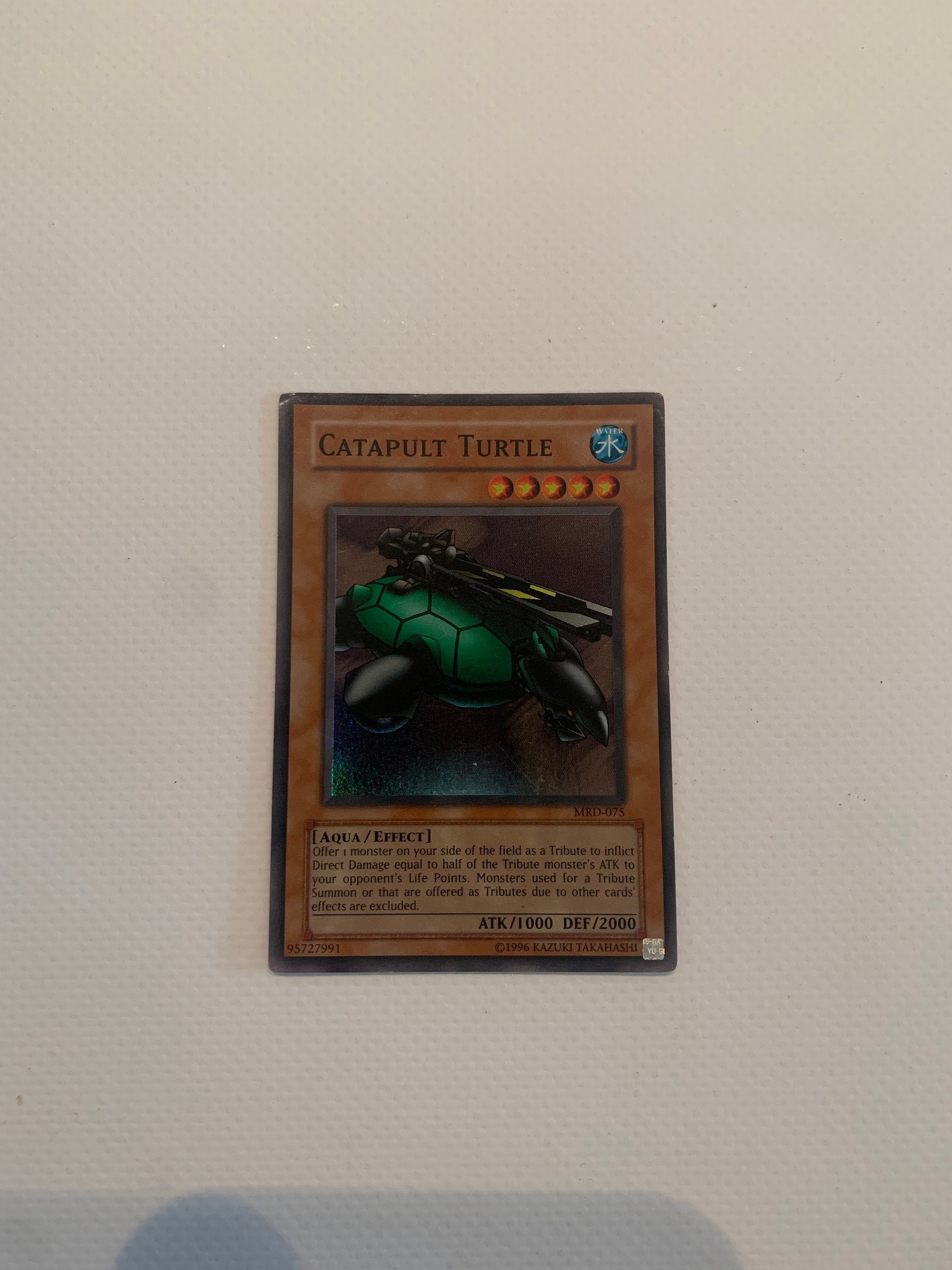 カタパルトタートル MRD-075 Amazon.com: Yu-Gi-Oh! - Catapult Turtle (MRD-075) - Metal