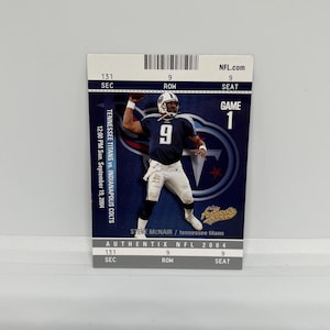 Steve McNair #88 Tennessee Titans; Authentiek; Fleer Football 2004