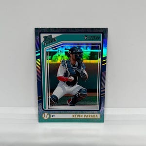 Kevin Parada #110 New York Mets; Prospecto Classificado - Liberty Parallel; Panini Donruss Baseball 2024