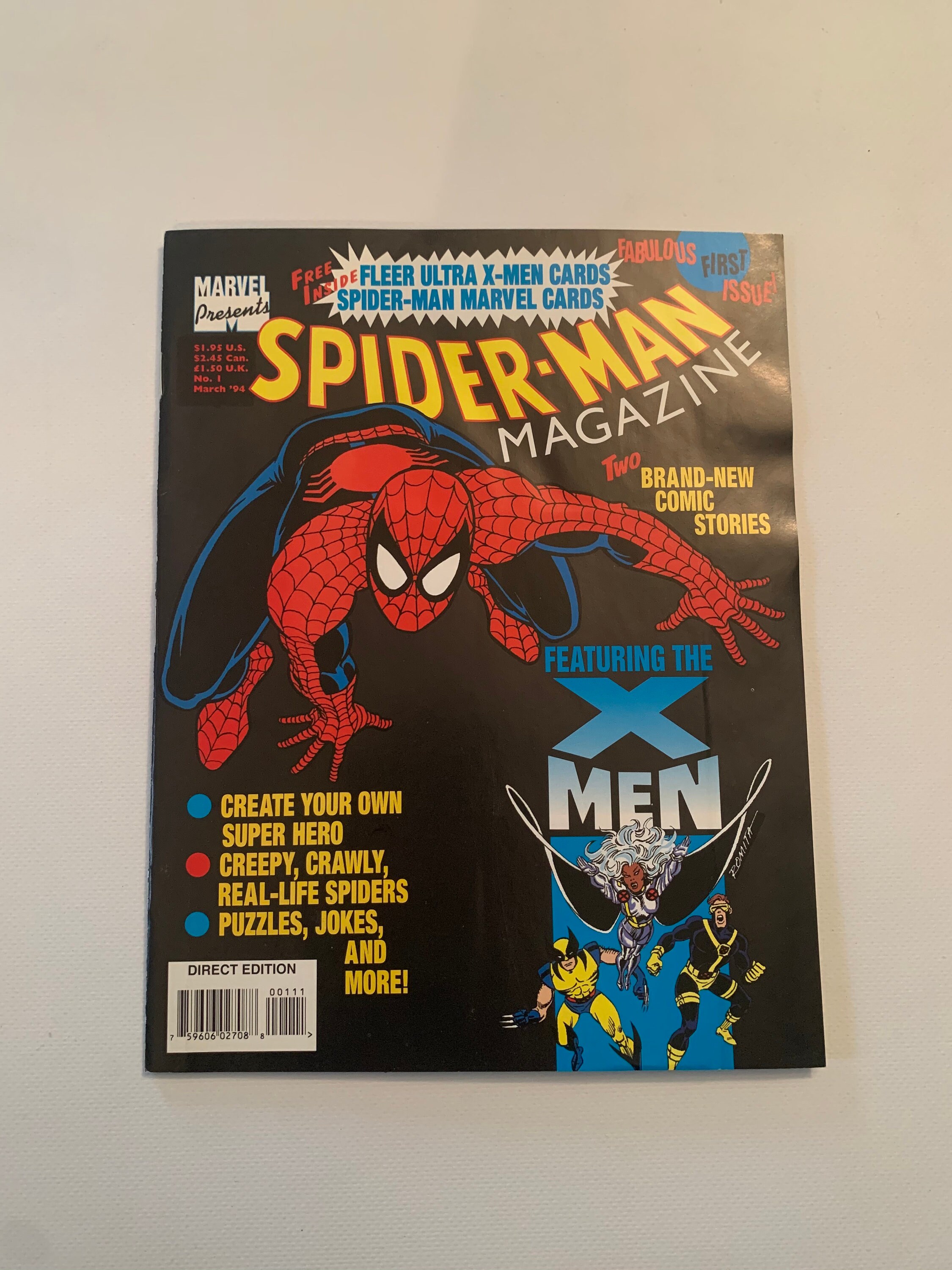 Spider-man Magazine 1 9.2 High Grade Includes X-men & - Etsy