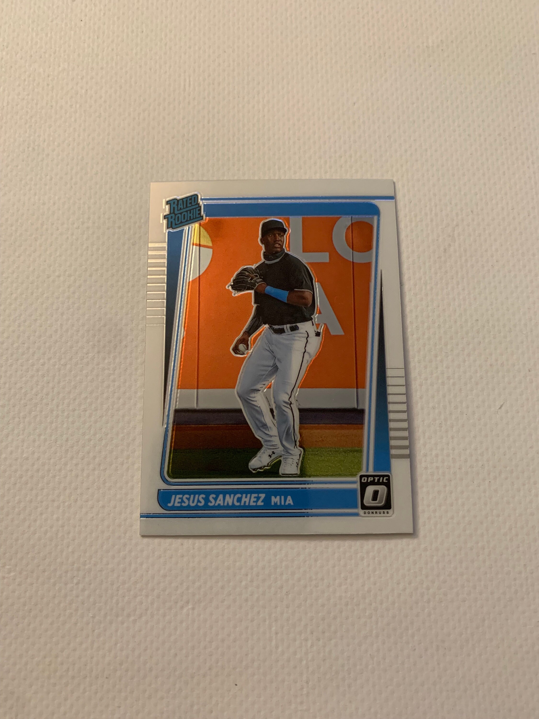 Jesus Sanchez 86 Miami Marlins Rated Rookie Panini Donruss - Etsy