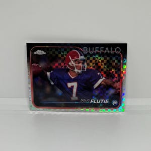 Doug Flutie #10 Büffel; X-Fraktor Refraktor; Topps Chrome Fussball 2025