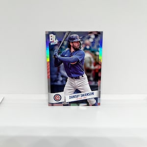 Dansby Swanson #229 Chicago Cubs; Folha Incomum; Topps da Grande Liga de Beisebol 2024