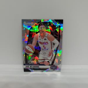 Jade Melbourne #68 Washington Mystics; Prizm de gelo rachado; Basquete Panini WNBA Prizm 2024