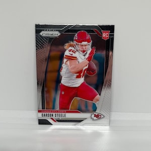 Carson Steele #377 Häuptlinge von Kansas City; Anfänger; Panini Prizm Fussball 2024