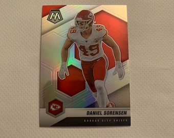 Daniel Sorensen #7 Kansas City Chiefs; Silver Prizm; Panini Mosaic Football 2021