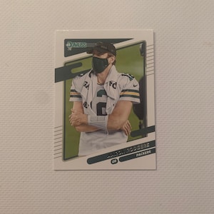 Aaron Rodgers #155 Green Bay Packers; Mask Variation; Panini Donruss Football 2021
