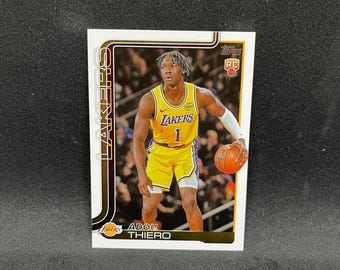 Adou Thiero #236 Los Angeles Lakers; Rookie; Topps Basketball 2025