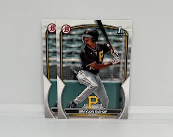 Braylon Bischof #BP90 Pittsburgh Pirates; 1. Bogenschütze - Papier; Topps Bowman Baseball 2023