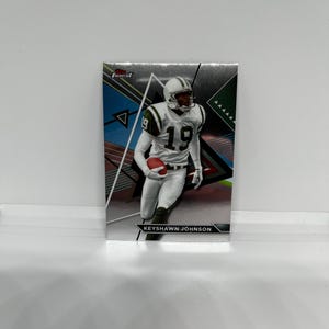 Jets Keyshawn Johnson n° 220 de New York ; Topps Finest ; Topps composite de football 2024