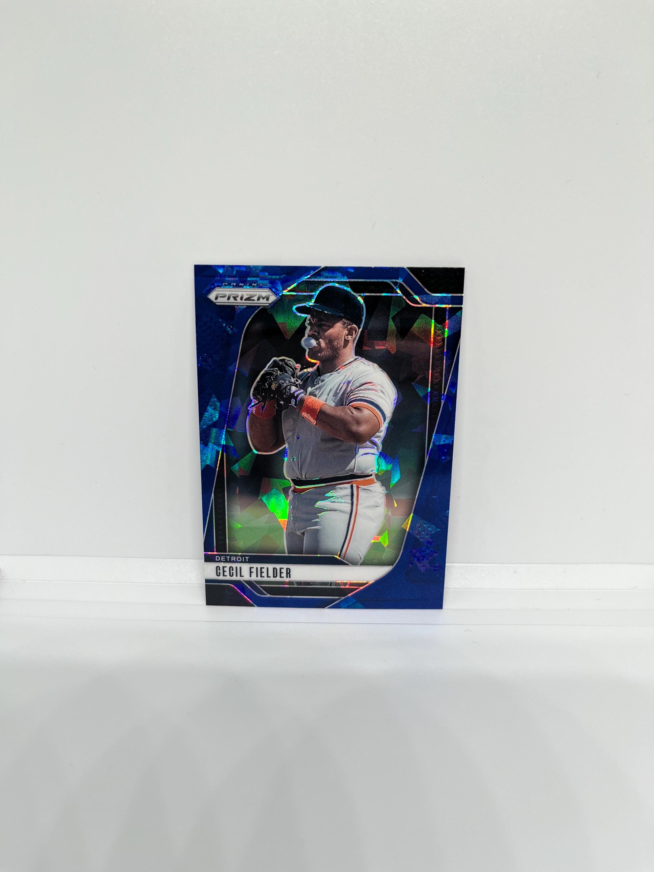 Cecil Fielder #236 Detroit Tigers; Blue Ice Prizm; Panini Prizm