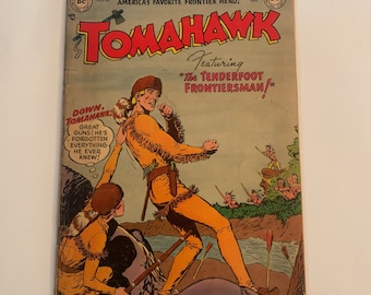 Tomahawk #25 2.0; Nick Cardy Cover; Bruno Premiani art; Golden Age DC Westerns; DC Comics 1954