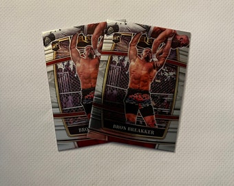 Bron Breakker #15; Rookie; Panini WWE Select 2022