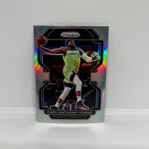 Karl-Anthony Towns #157 Minnesota Timberwolves; Silver Prizm; Panini Prizm Basketball 2021