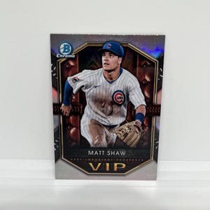Matt Shaw #VIP6 Chicago Cubs; Bijsluiter met zeer belangrijk prospectus; Bowman-honkbal 2025