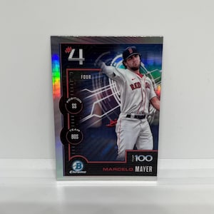 Marcelo Mayer #BTP4 Boston Red Sox; Top 100 Insert; Bowman Baseball 2025