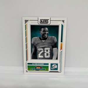 De'Von Achane #20 Miami Dolphins; Franchise-inlägget; Panini Poäng fotboll 2025