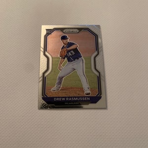Drew Rasmussen #197 Tampa Bay Rays; Tier II Rookie; Panini Prizm Baseball 2021