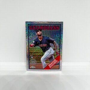 Brayan Rocchio #T88CU19 Boston Red Sox; Rookie Mojo Refractor - 1988 Insert; Topps Chrome Baseball 2023