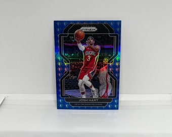 Josh Hart #48 New Orleans Pelicans; 75th Anniversary Blue Prizm; Panini Prizm Basketball 2021