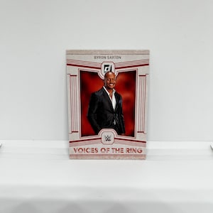 Byron Saxton #197; Stimmen der Ring-Einlage - Bronze Parallel; Panini WWE Chroniken 2023