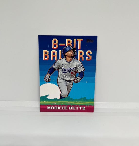 Mookie Betts #8B15 Los Angeles Dodgers; 8-bit Ballers Insert
