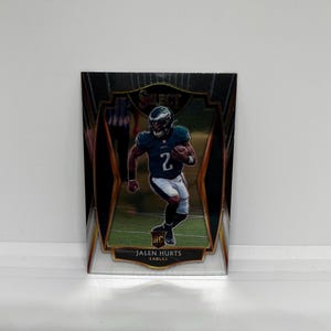 Jalen Hurts #150 Philadelphia Eagles; Novato - Nível Premier; Panini Select Football 2020