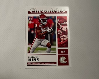 Marvin Mims #22 Denver Broncos; Chronicles - Rookie; Panini Chronicles Draft Picks Football 2023